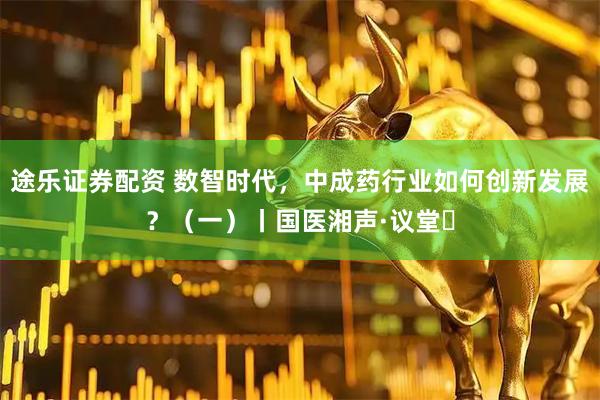 途乐证券配资 数智时代，中成药行业如何创新发展？（一）丨国医湘声·议堂⑭