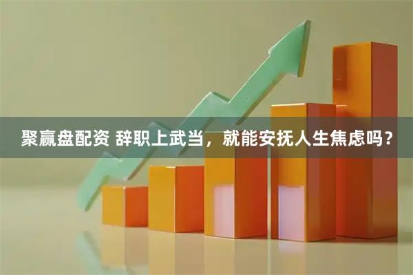聚赢盘配资 辞职上武当，就能安抚人生焦虑吗？
